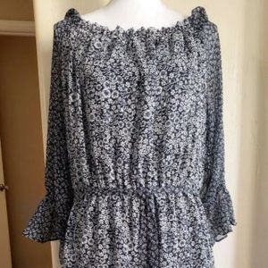 Woman's Plus Size Bare Shoulder Dress